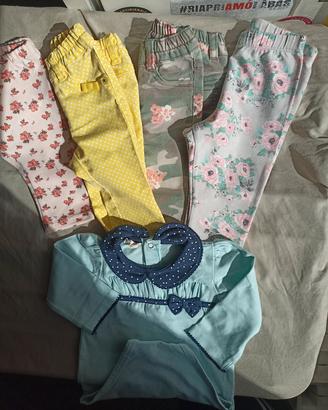 abbigliamento neonata 3-6 mesi 62 cm