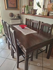 Tavolo + 6 sedie