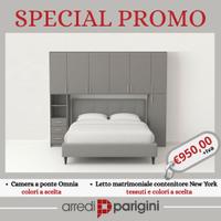 Camera a ponte + Letto contenitore PROMO