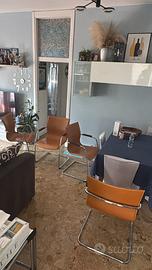 Set 4 sedie  in pelle