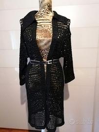 Cardigan lungo traforato lurex  SISTE'S
