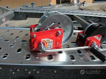 Argano manuale 1600Kg verticali con cavo 10mt