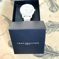 Tommy hilfiger orologio bianco in silicone