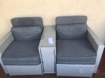 Divano reclinabile da giardino