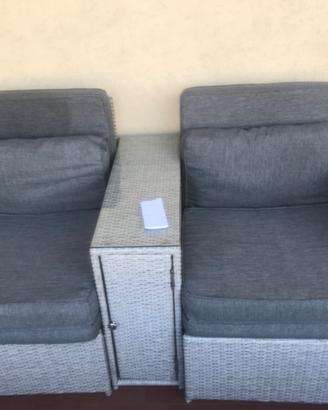 Divano reclinabile da giardino