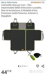 Telo per auto per viaggi con cane. 6 modi d'uso