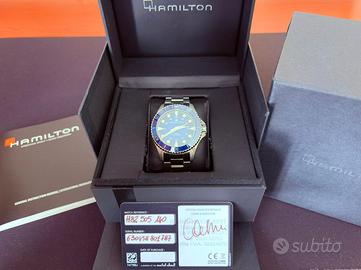 Hamilton Khaki Navy Scuba Automatico 43 mm Blu