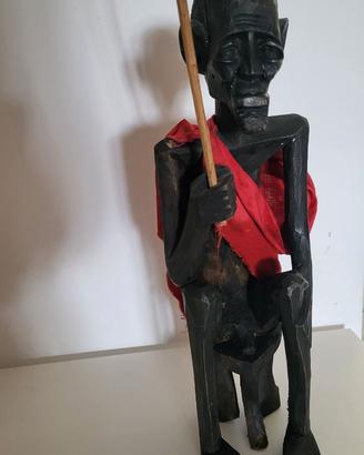 Statua guerriero Masai