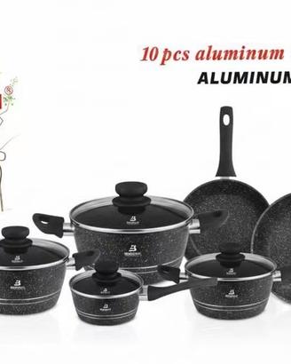 Batteria pentole set Padelle 