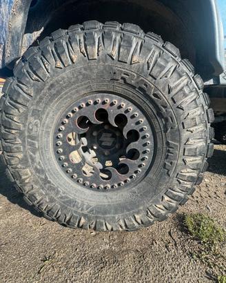 cerchi beadlock  e gomme 35 -12,50 -R15