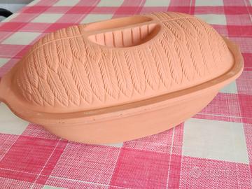 pirofila in terracotta tedesca ( Schlemmertopf)