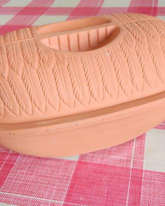 pirofila in terracotta tedesca ( Schlemmertopf)