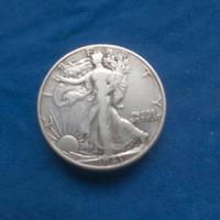 - MEZZO DOLLARO WALKING LIBERTY - ARGENTO - 1943