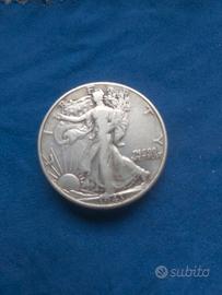- MEZZO DOLLARO WALKING LIBERTY - ARGENTO - 1943
