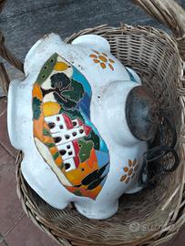 lampada in terracotta 