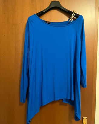 maglia punta asimmetriche con catena