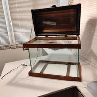 Acquario in stile baule forziere