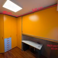 Cameretta completa a ponte  in laminato.