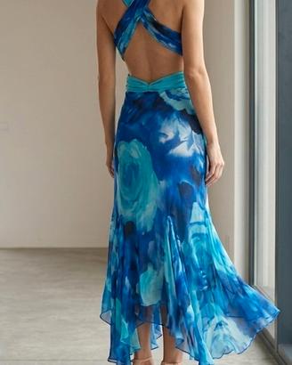 Abito lungo elegante da cerimonia 