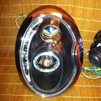 Coppia fari Led mini cooper R50 01-06 neri