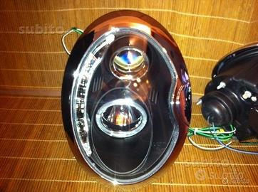 Coppia fari Led mini cooper R50 01-06 neri