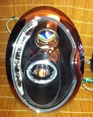 Coppia fari Led mini cooper R50 01-06 neri