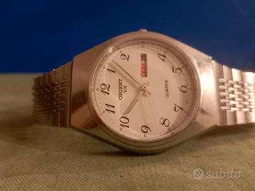 OROLOGIO VINTAGE ORIENT QUARTZ UOMO DAYDATE 