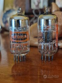 Valvole ECC81 12AT7WA RAYTHEON Triple Mica Black