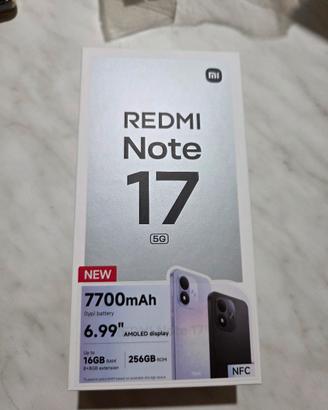 Xiaomi REDMI Note 17 5G, 8+256GB, Nero