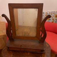 Specchieta da tavolo stile antico con cassetto