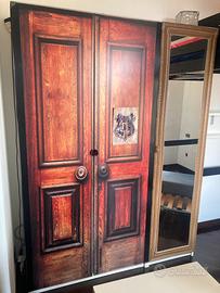 Armadio Pax bianco 100 + 50 cm prof. 38 h. 201