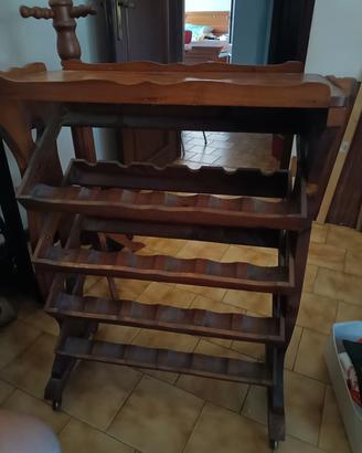 carrello portabottiglie 