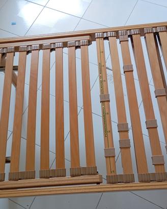 letto singolo con rete ortopedica 