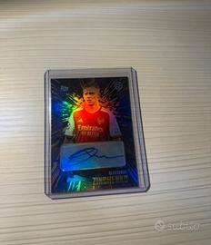 carta Topps Zinchenko – Arsenal, con autografo