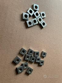 DADI QUADRI ZINCATI M6 / M8 … a solo 3 euro/kg !