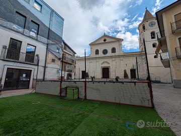 Campo Street Soccer Professionale Modulare + Erba