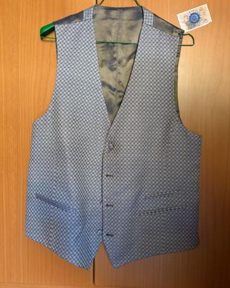 Gilet+Plastron+fazzoletto da taschino DIGEL- sposo