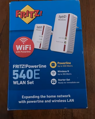 FRITZ Powerline 540E WLAN Set