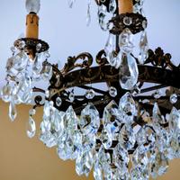  Prestigioso lampadario vintage anni '50 – 8 luci