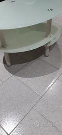 Tavolo vetro temprato satinato