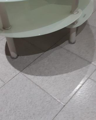 Tavolo vetro temprato satinato