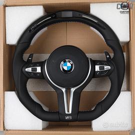 VOLANTE BMW NUOVO IN PELLE+LED+SCHERMO!!