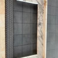 cornice lavandino in marmo x mobiletto bagno