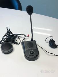 Microfono con interfono