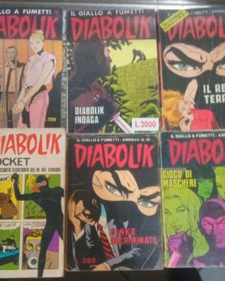 Diabolik vari tra cui Rist. n° 1