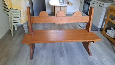 Panca in legno Massello