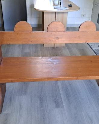 Panca in legno Massello