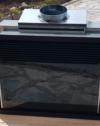 Inserto a pellet canalizzata 10 kw