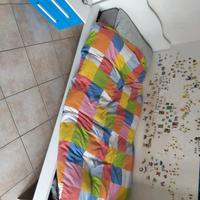 letto ragazzo. materasso singolo e rete a doghe 
