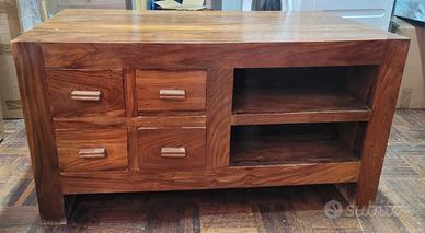 Mobile porta tv legno massiccio